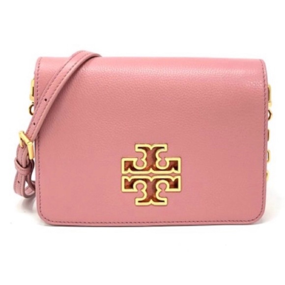 **SOLD** Tory Burch Mauve Pink Britten Combo Crossbody Bag - Picture 13 of 13